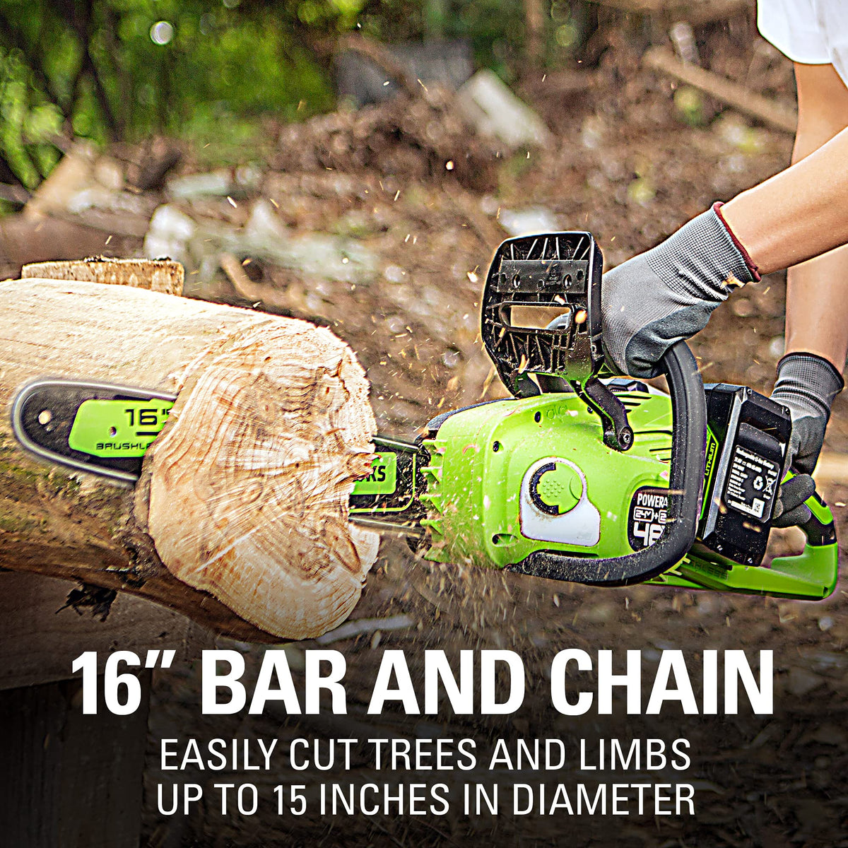 48V 16 in Cordless Electric Chainsaw T194