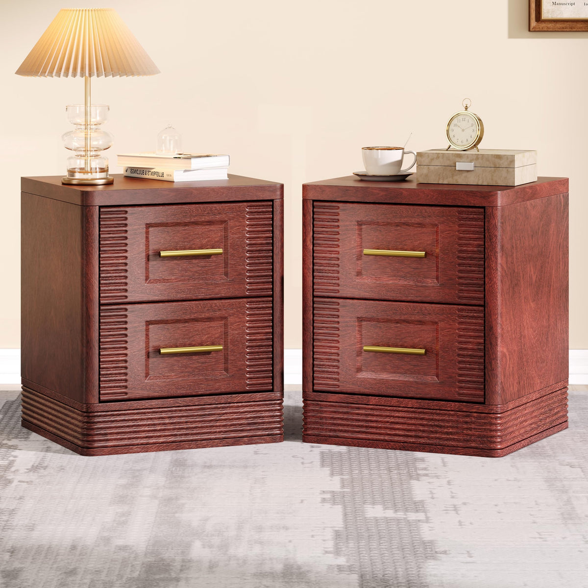 2 Drawer Nightstand H4601