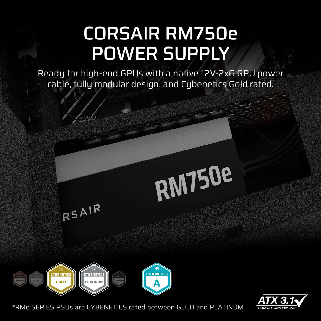 750W ATX Power Supply – Black O923